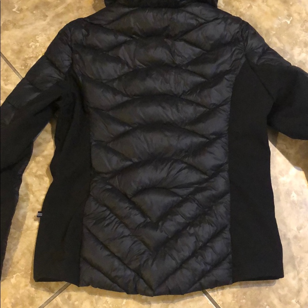 Black Nautical Puffer Coat - Picture 4 of 5